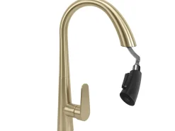 Grifo Para Cocina Rea Js-K087Bg Ross Brush Gold