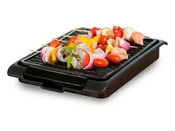 Grill eléctrico BN3673 parrilla antiadherente 1250W negro