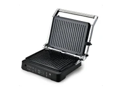 Grill Eléctrico para Carne LITTLE BALANCE 8734 - 2000W, 6 Posiciones, Placas Extraíbles 29x23 cm, Revestimiento MicroCerámico