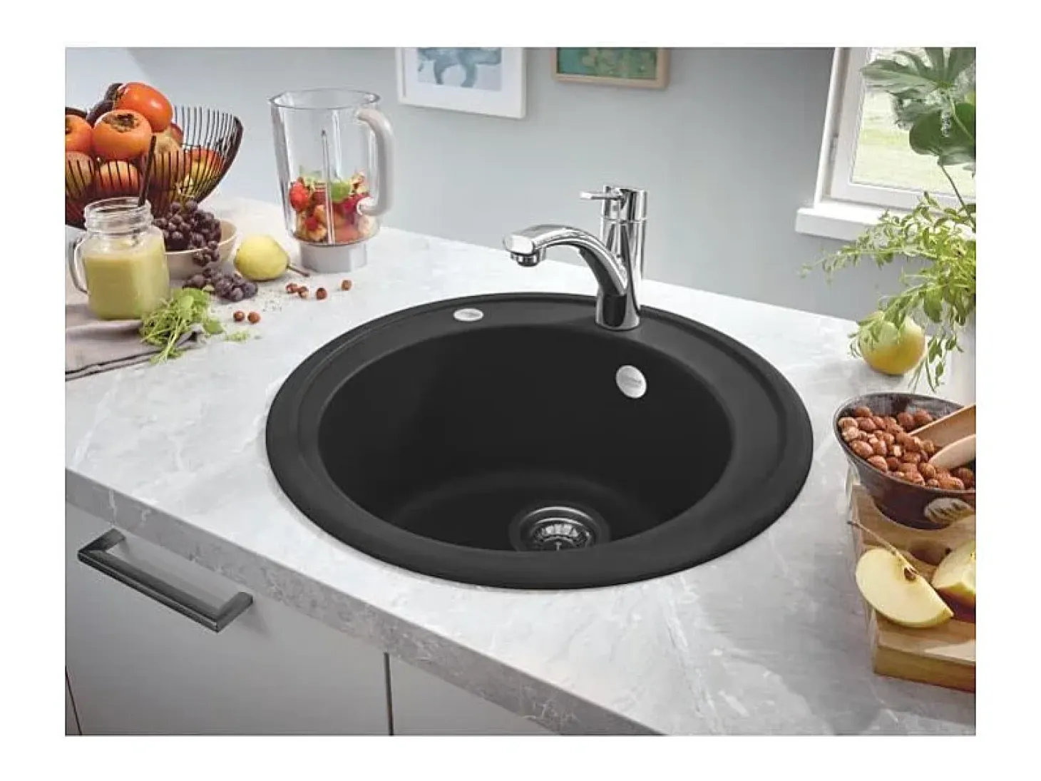 GROHE Fregadero de composite K200 Granito Negro 31656AP0