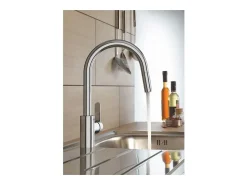 GROHE Get grifo de cocina con caño alto aireador cromado