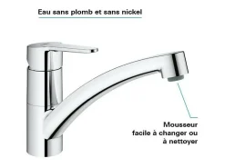 GROHE Start Eco Quickfix grifo de cocina con caño bajo