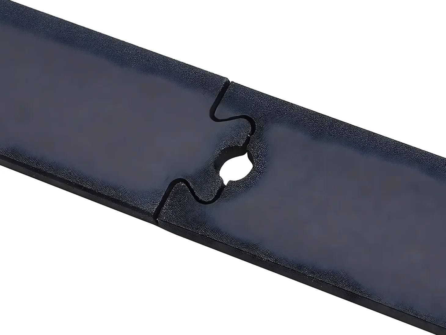Herraje para puerta corredera negro 200x0.6x4 cm HOMCOM
