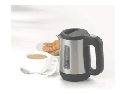 Hervidor - Compacto 0,5L - Acero inoxidable satinado y negro - Filtro antical extraíble