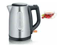 Hervidor compacto de acero inoxidable SEVERIN - 1 L, ebullición rápida