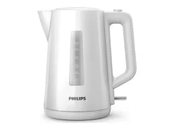 Hervidor de agua Daily HD9318/00 de 1,7 L - Tapa con resorte - Filtro antical - Blanco