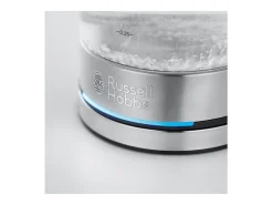 Hervidor de vidrio compacto RUSSELL de 0,8 L, diseño premium para el hogar, ebullición rápida
