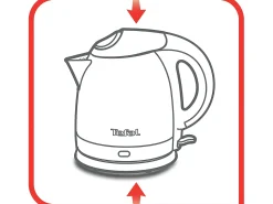Hervidor eléctrico TEFAL Compact Inox - Capacidad 1,2 L