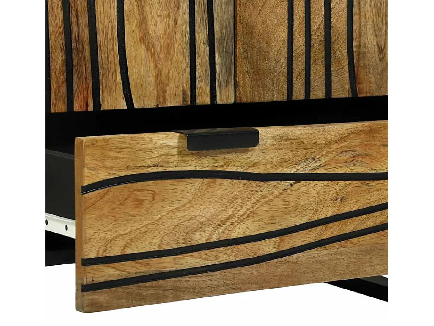 Highboard Marrón 60 x 33 x 100 cm madera maciza de mango