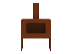 Hoguera Marrón 60 x 40 x 96 cm Acero autopatinable