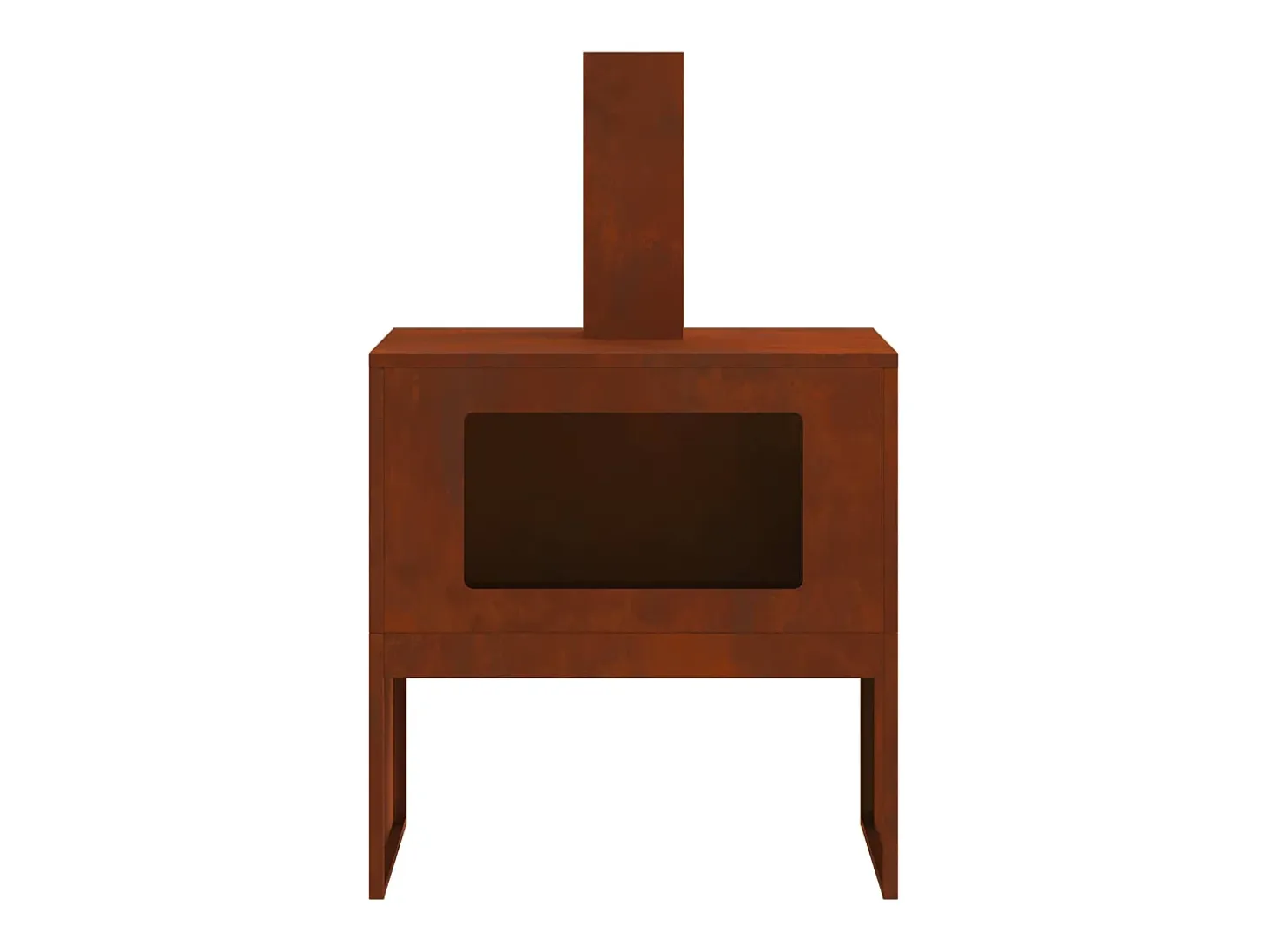 Hoguera Marrón 60 x 40 x 96 cm Acero autopatinable