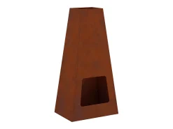 Hoguera Marrón 50 x 35 x 100 cm Acero autopatinable