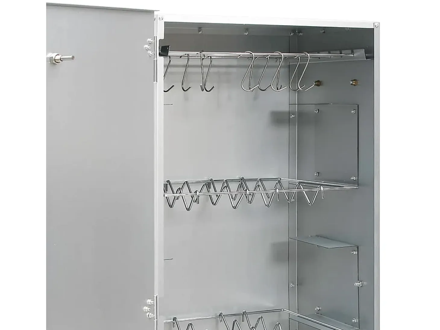 Horno ahumador de BBQ con generador humo frío acero galvanizado