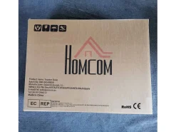 Horno de sobremesa Alec Homcom 1400W 21L 3 modos + temporizador gris 46 cm