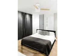 Ice Led Speaker Con Altavoz, Ventilador Led Integrado Blanco