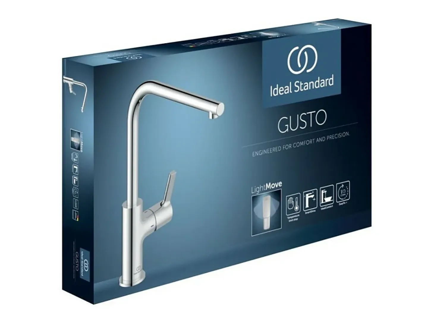 IDEAL STANDARD Grifo de cocina Gusto gris tormenta