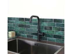 Indus mezclador para fregadero negro mate Essebagno