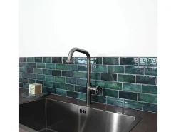 Indus mezclador para fregadero gris metalizado Essebagno