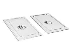 Ishpeming Tapas para bandejas Gastronorm 1/1 acero inoxidable 2 unidades