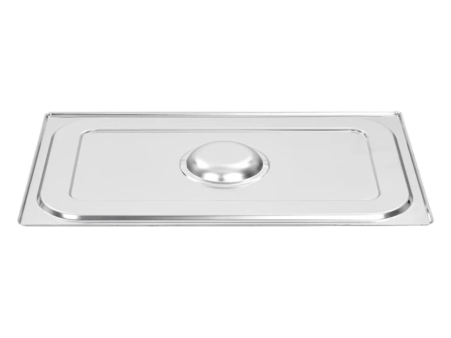 Ishpeming Tapas para bandejas Gastronorm 1/1 acero inoxidable 2 unidades