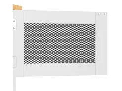 Isla central con ruedas - 140 x 40 x 93,5 cm - con encimera + 2 puertas + 2 cajones - MDF - blanco