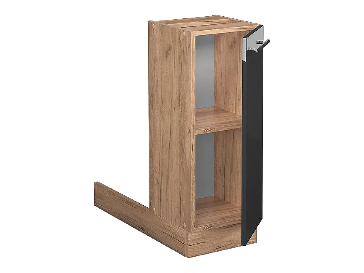 Isla de cocina antracita alto brillo 30x70x82 fame-line