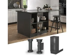 Isla de cocina antracita 30x70x82 fame-line