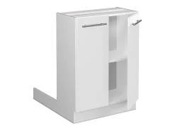 Isla de cocina blanco alto brillo 60x30x82 fame-line