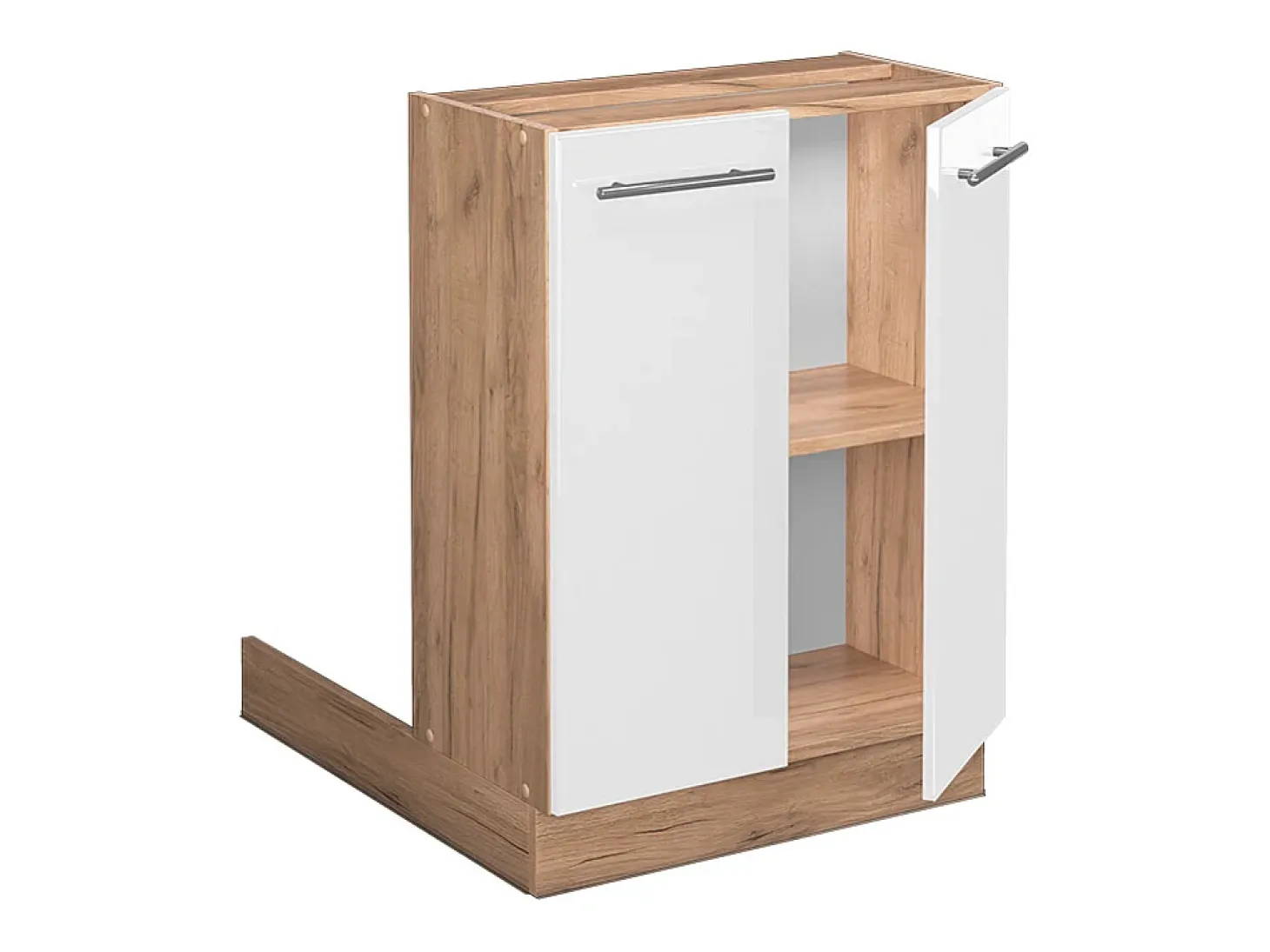 Isla de cocina blanco alto brillo 60x30x82 fame-line