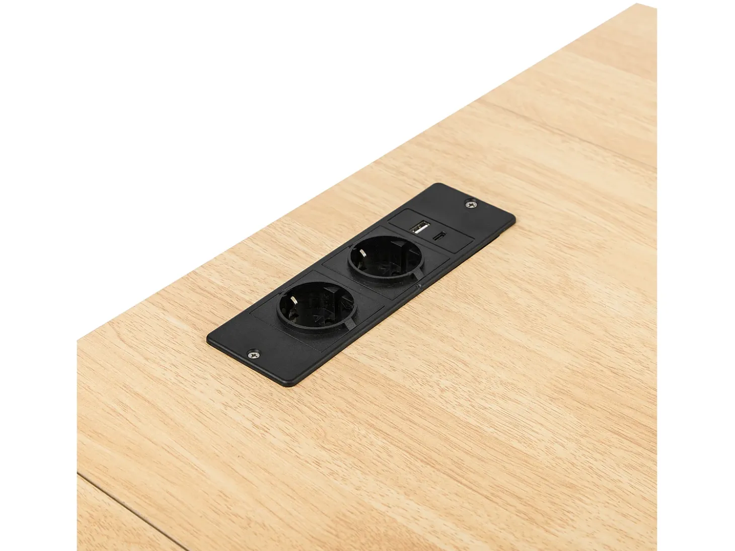 Isla de cocina central móvil 120x40-80x92 cm - con ruedas - con USB - 2 cajones y 2 puertas - tablero extensible - con toallero - negro