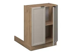 Isla de cocina grisbeige 60x30x82 fame-line