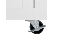 Isla de cocina móvil 140x40x92cm - encimera extensible - espacio de almacenamiento multifuncional - ​​blanco​