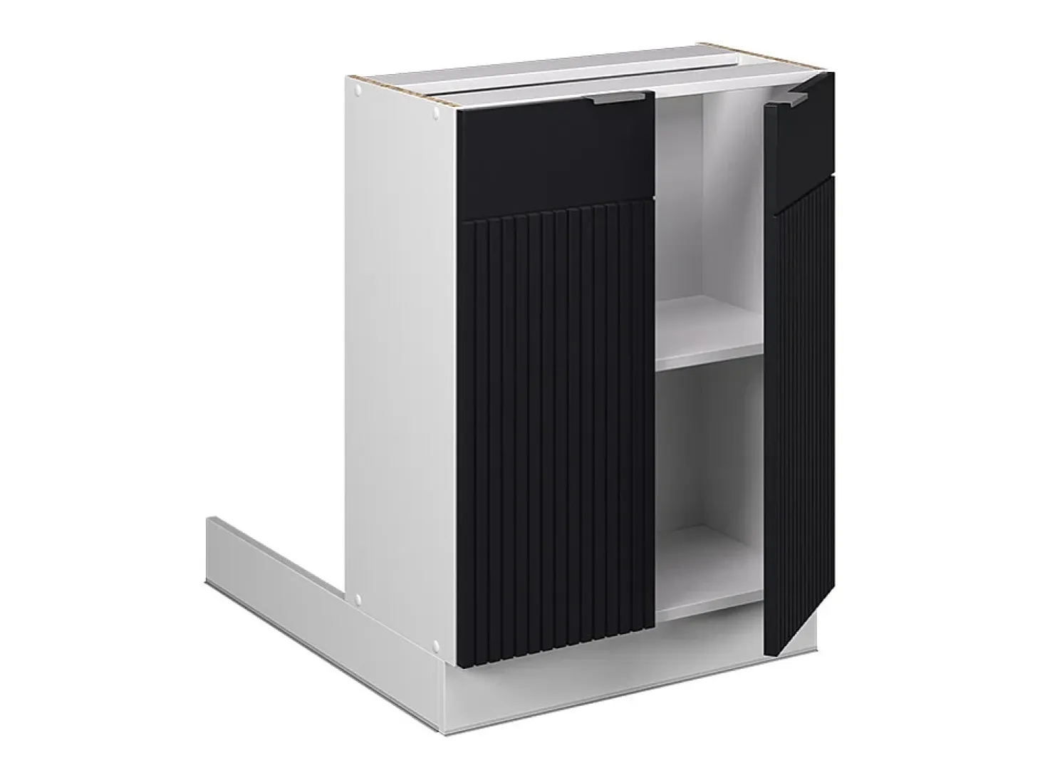 Isla de cocina rayas negras 60x30x82 fame-line