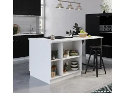 Isla de cocina rayas negras 90x60x82 fame-line