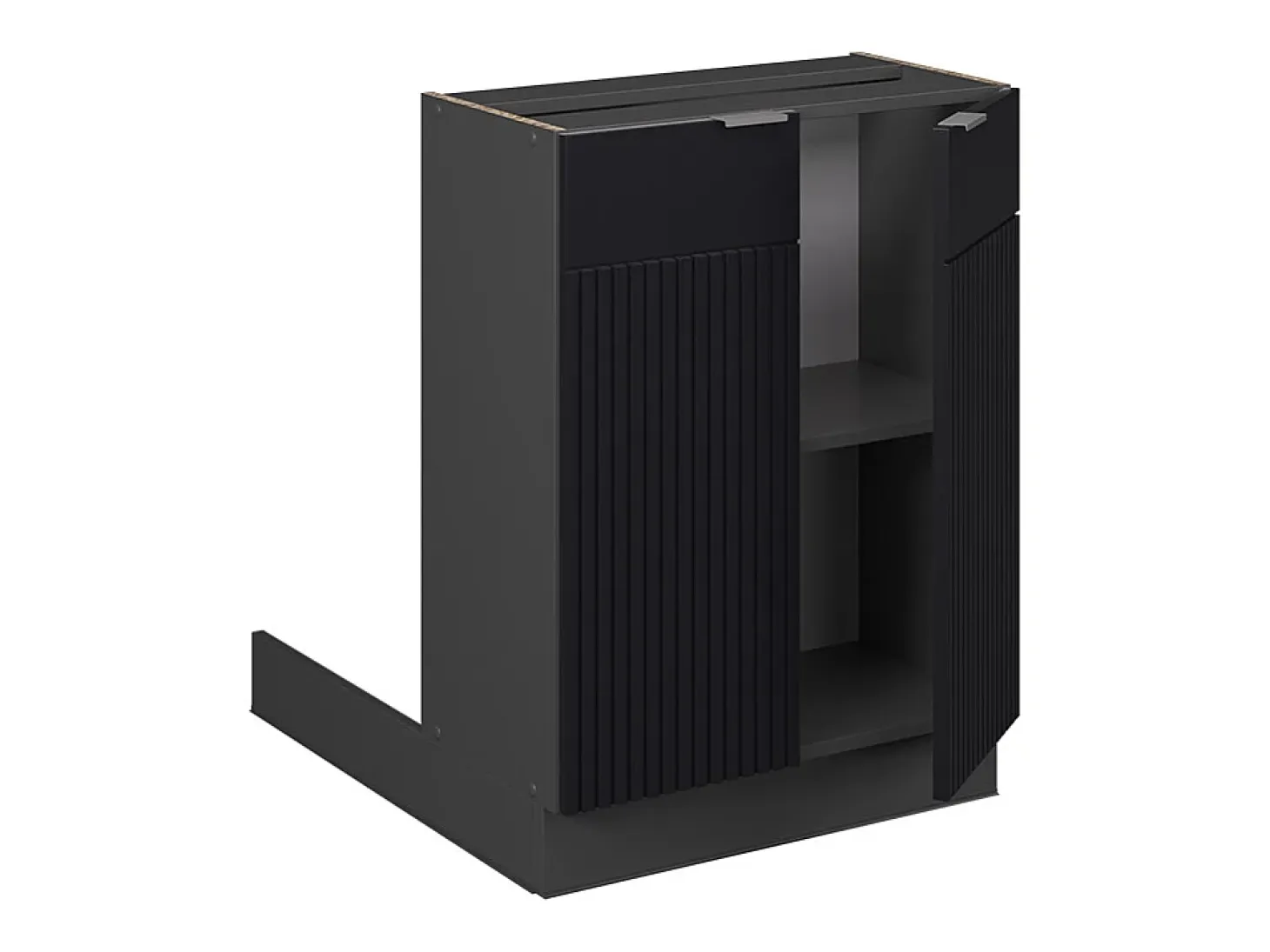 Isla de cocina rayas negras 60x70x82 fame-line