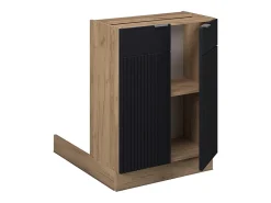 Isla de cocina rayas negras 60x30x82 fame-line