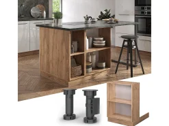 Isla de cocina roble dorado 60x30x82 fame-line