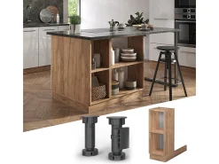 Isla de cocina roble dorado 30x70x82 fame-line