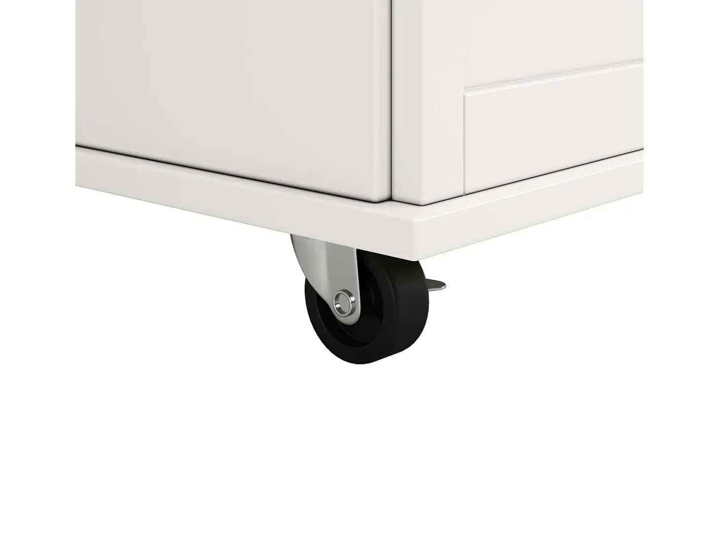 Isla de la cocina central en paneles MDF, con almacenamiento, ruedas giratorias, mesa plegable, 106x50/78x90.5cm, blanco