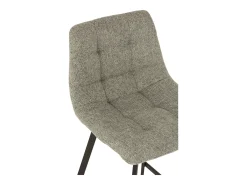 Jain silla de bar de metal gris claro L 43 cm