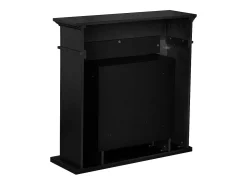 JEFFERSON Chimenea de bioetanol de suelo negra L 89,5 x H 90,5 x P 28