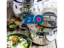 Juego de 2 Cazuelas de Acero Inoxidable Sin PFAS 12 y 14 cm Elo Brillante - Compatibles con Todo Tipo de Cocinas, Antiadherentes, Duraderas