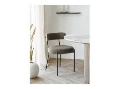 Juego de 2 Sillas Badalona, Marrón, 49,5x47x72,5 cm, Kendra Home