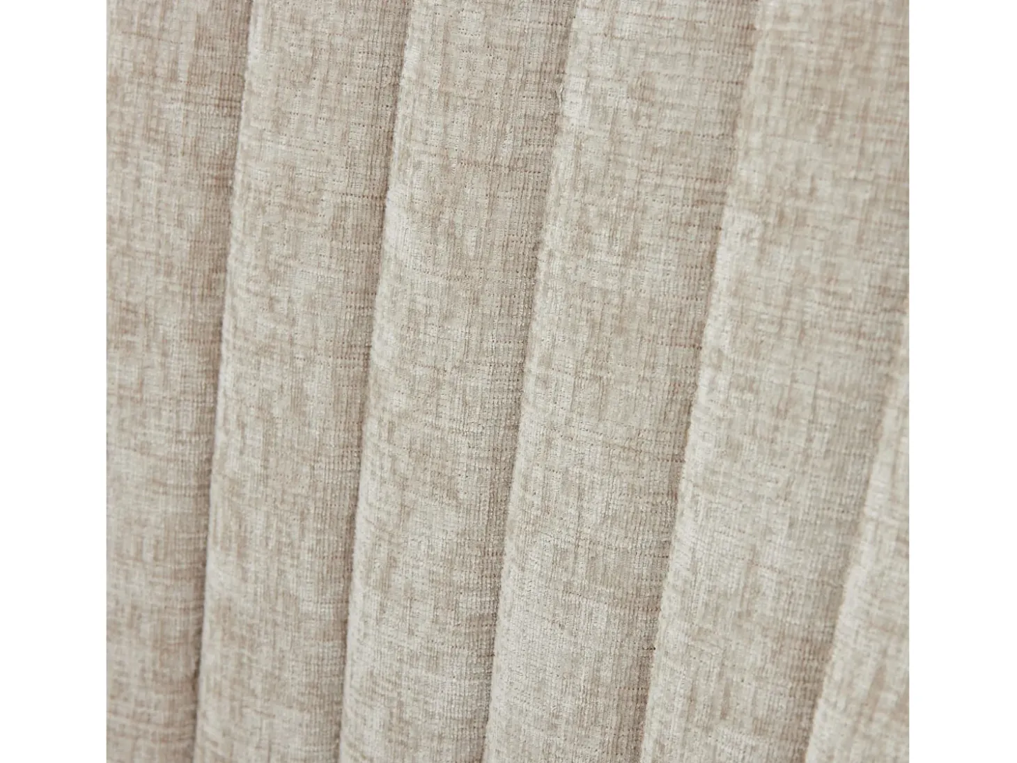 Juego de 2 sillas beige con patas doradas, chenilla flocada en rayón