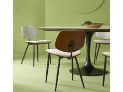 Juego de 2 sillas beige OLYMPIA