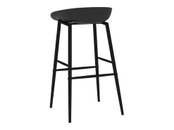 Juego de 4 sillas de bar negras
