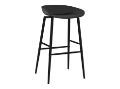 Juego de 4 sillas de bar negras