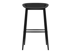 Juego de 4 sillas de bar negras