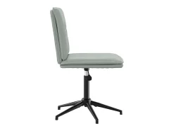Juego de 2 sillas de comedor en terciopelo gris claro