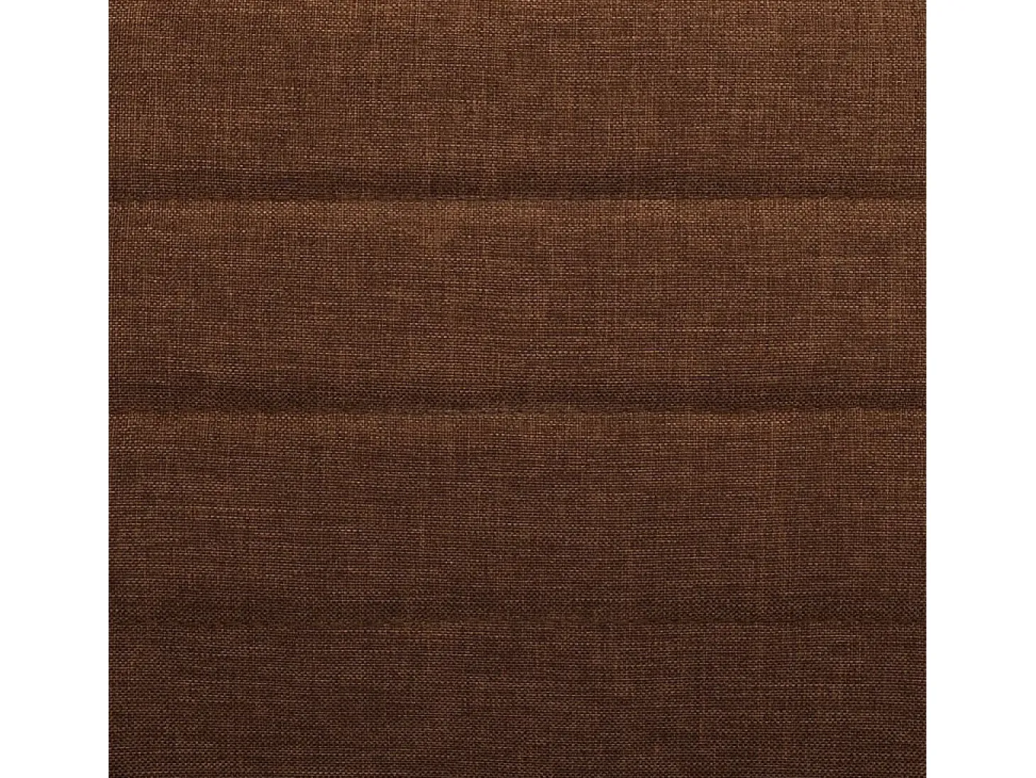 Juego de 6 sillas de comedor de tela marrón